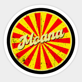 Moana - Retro Sticker